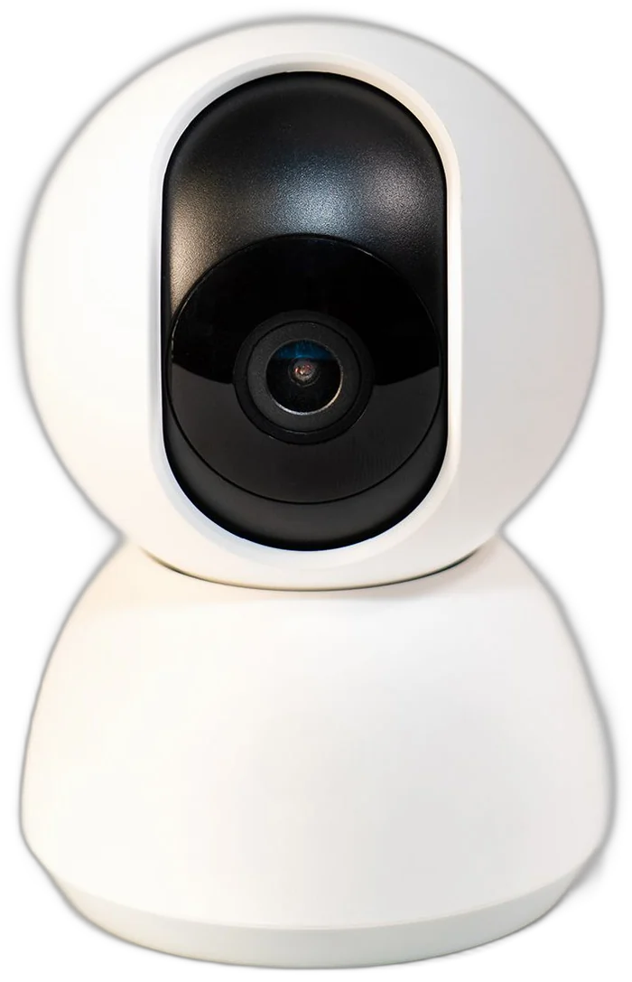 Cámara WiFi de interior blanca, con giro 360°